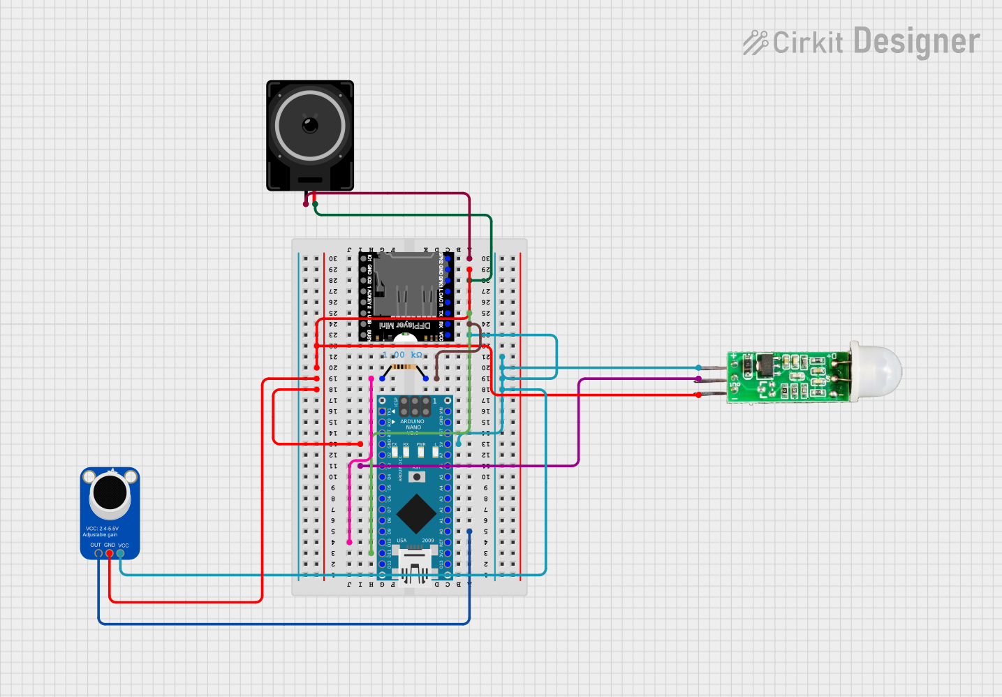 Image of swoo0: A project utilizing Adafruit Audio FX Mini Sound Board in a practical application