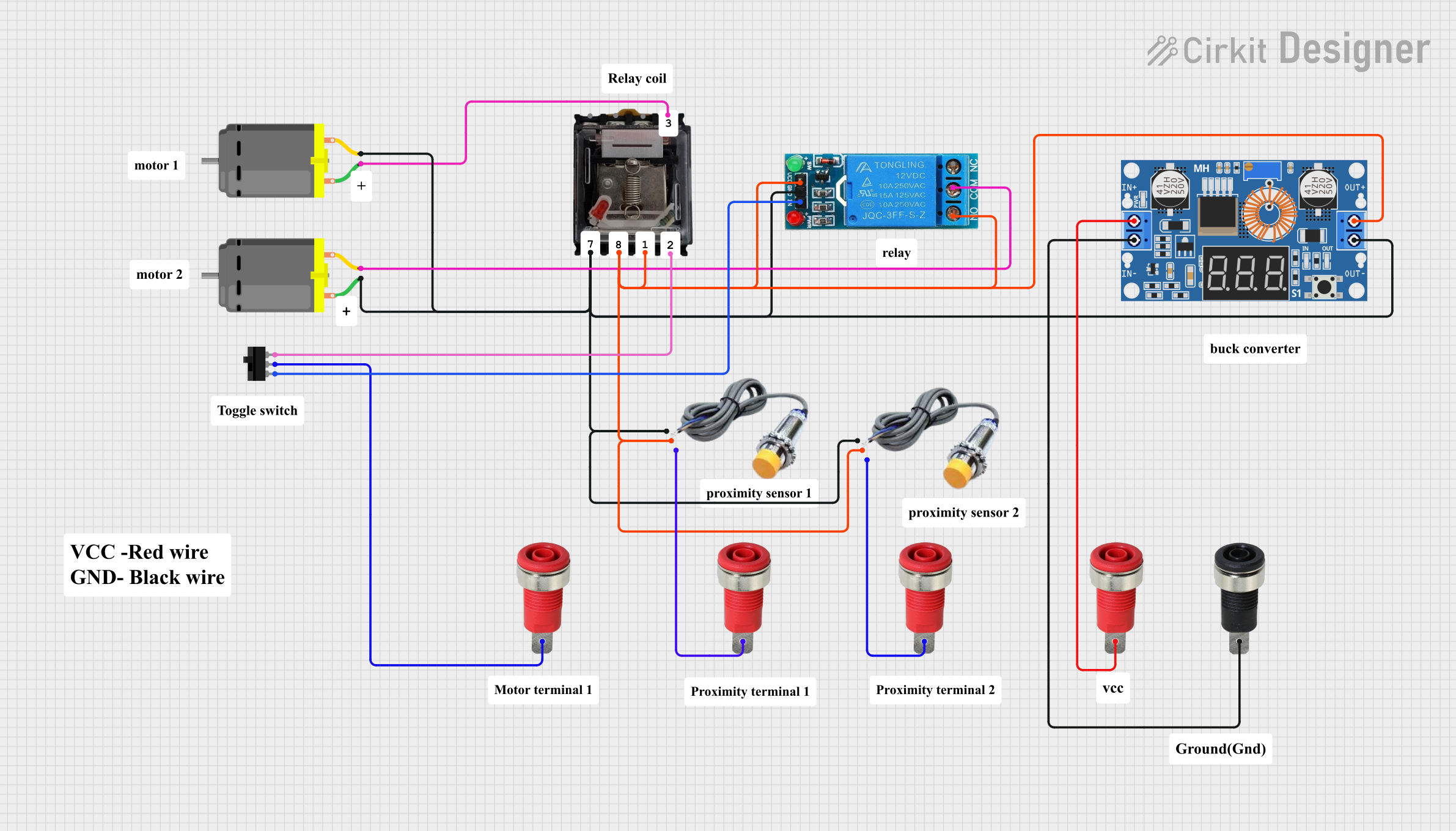 Image of Copy of conveyor: A project utilizing Relay Omron MK2P-N in a practical application