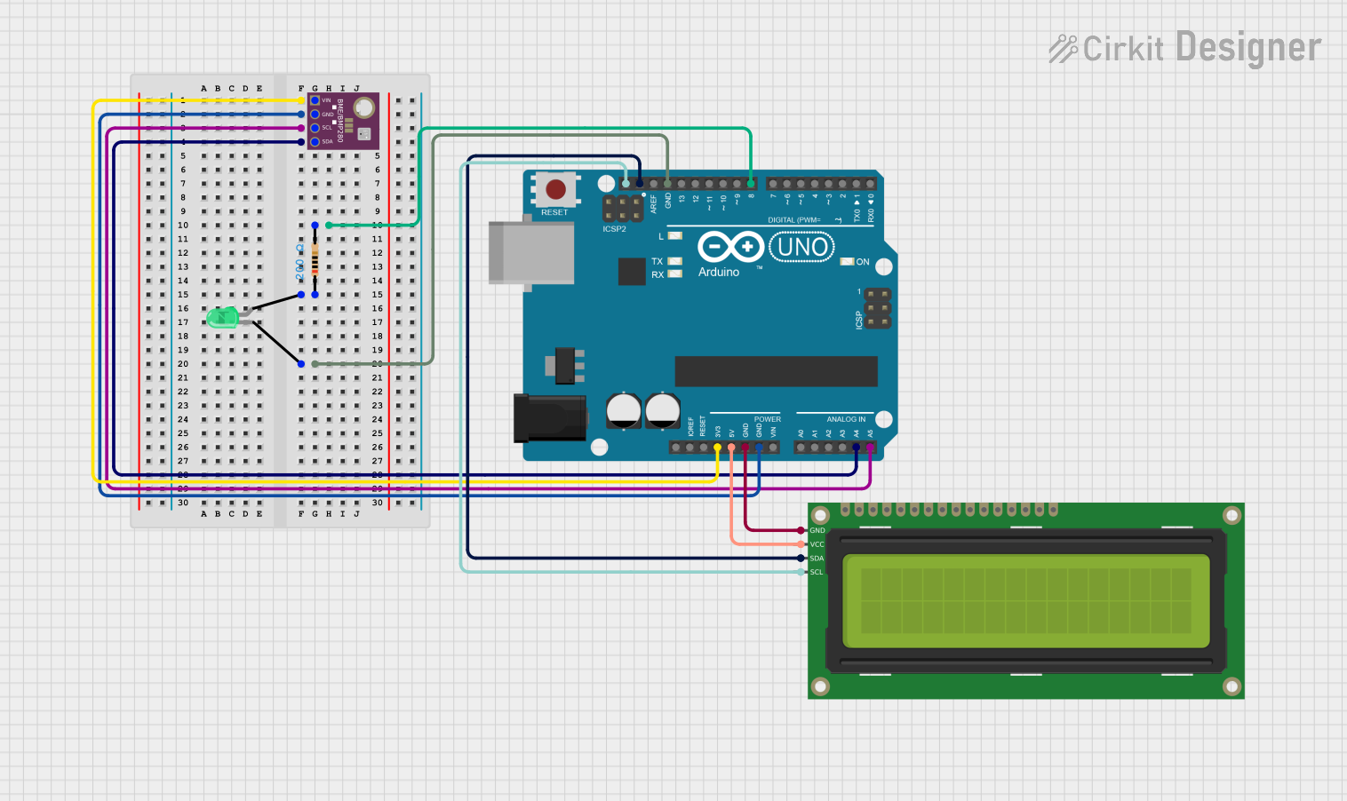 Image of WeatherStation: A project utilizing Adafruit BMP280 in a practical application