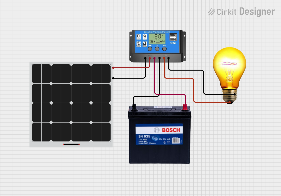 Image of solar without load: A project utilizing Accu in a practical application