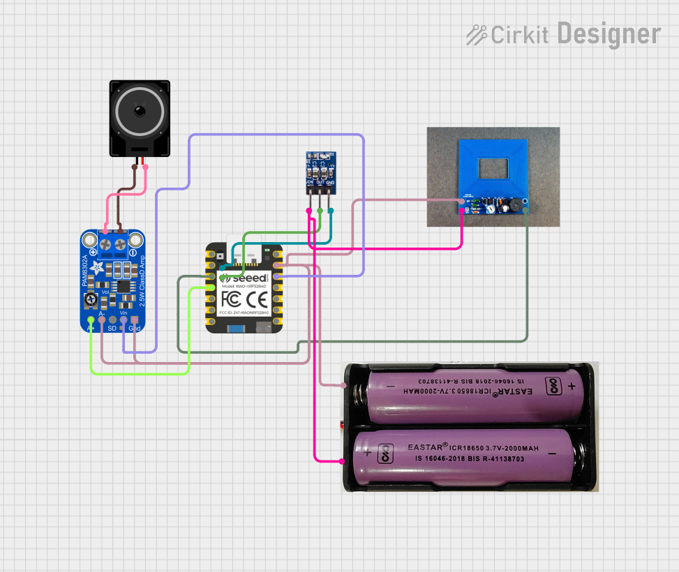 Image of Copy of esp32c: A project utilizing Adafruit PAM8302 in a practical application