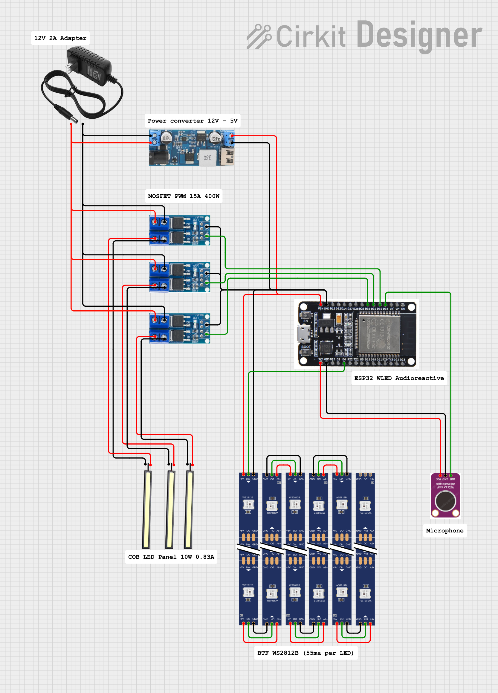 Image of RB90 Schaltplan: A project utilizing 8 Channel mosfet in a practical application