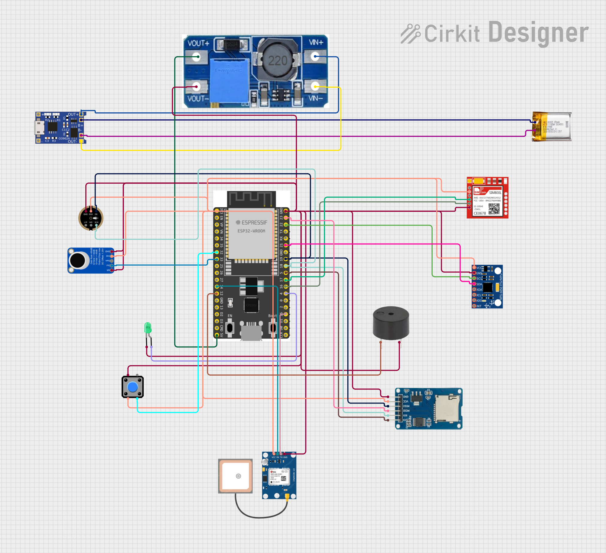 Image of HERA: A project utilizing uPesy Wroom DevKit V2 in a practical application