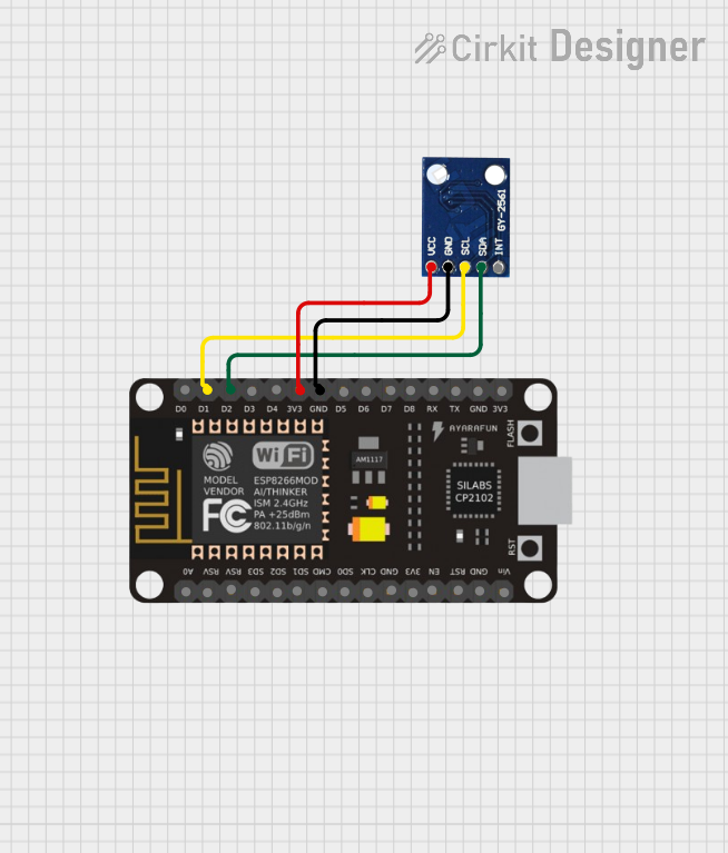 Image of Schaltplan_1: A project utilizing Adafruit TSL2591 High Dynamic Range Digital Light Sensor in a practical application