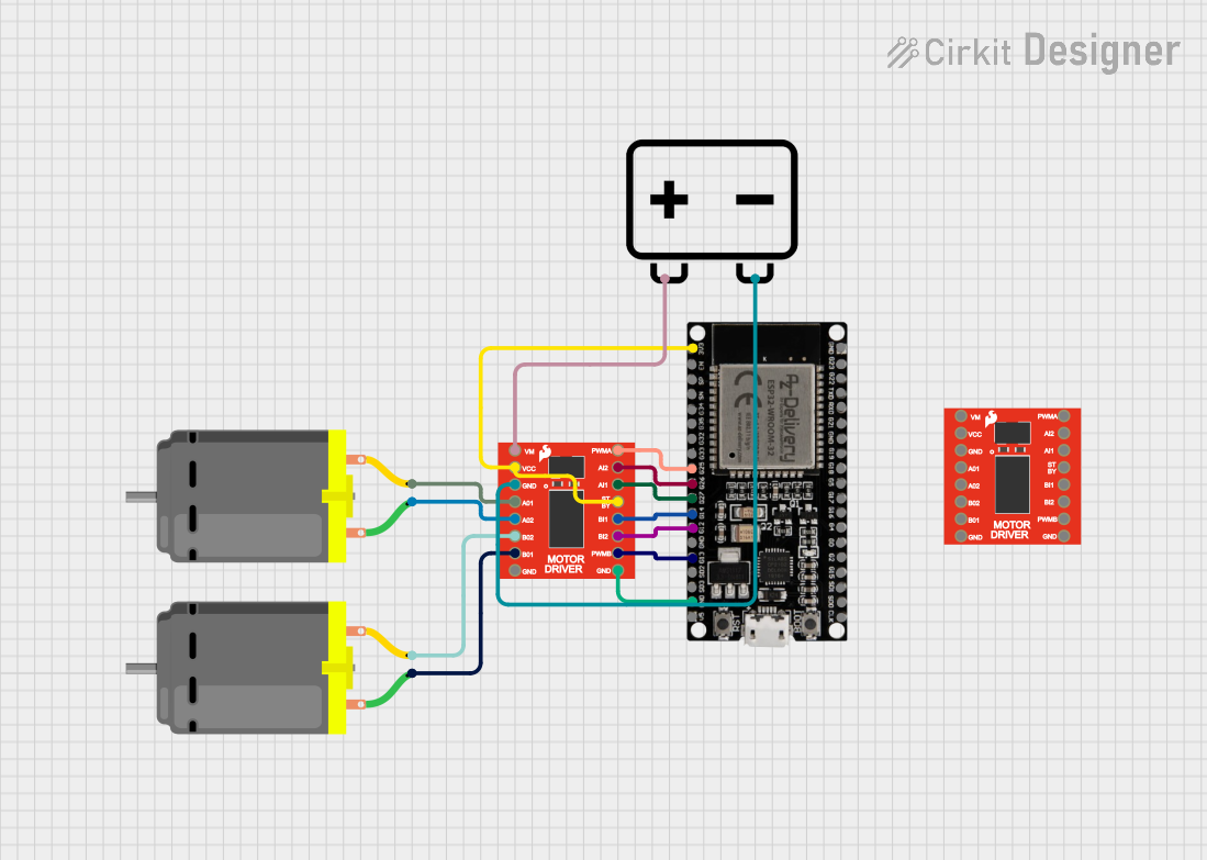 Image of esp32 tbfng: A project utilizing SPARK MAX Motor Controller in a practical application