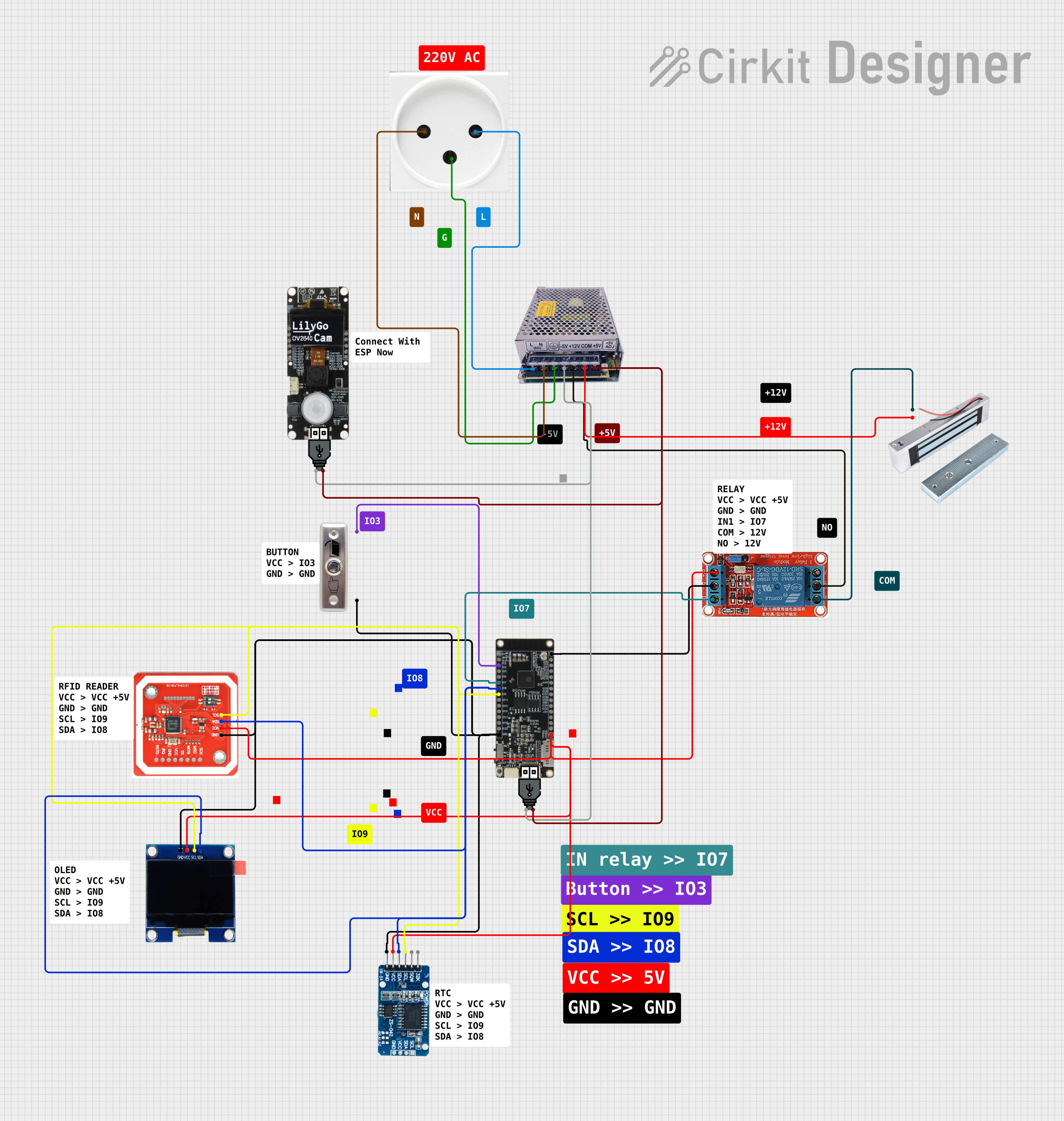 Image of doorlock: A project utilizing 7432 OR Gate IC in a practical application