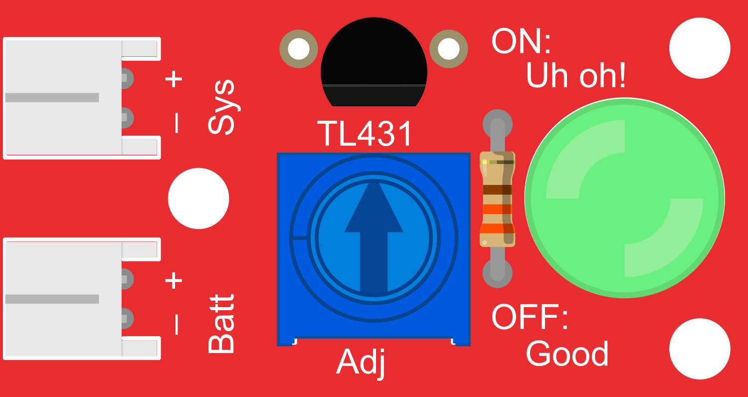 Image of Uh-oh Battery Level Indicator Kit