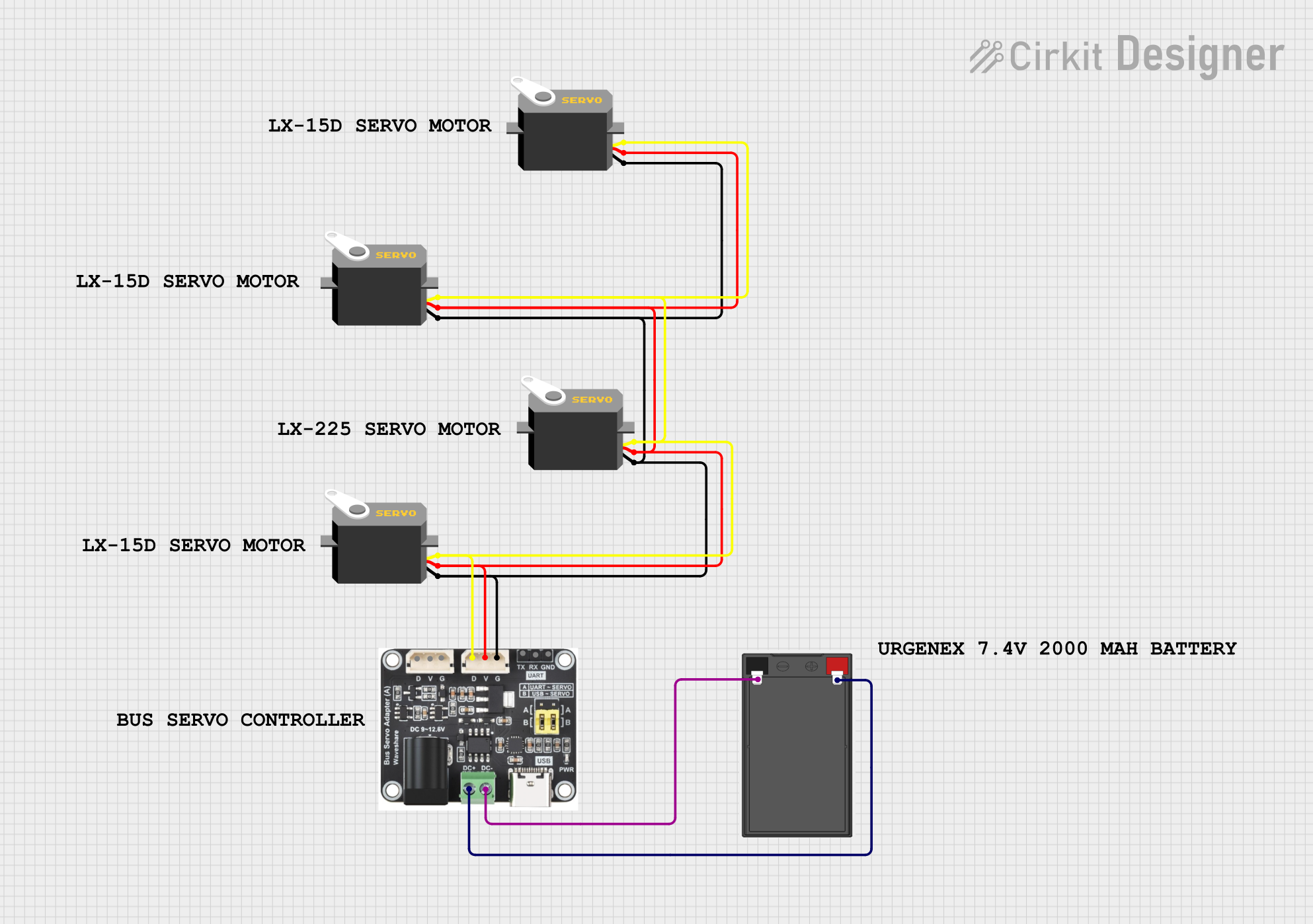 Image of Robotic Arm: A project utilizing Serial Bus Servo in a practical application