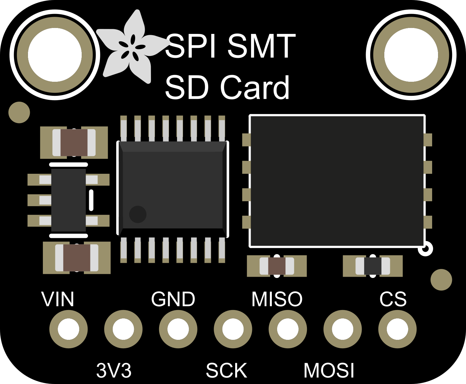 Image of Adafruit SPI Flash SD Card