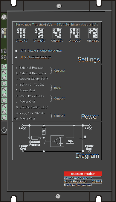 Image of Shunt Regulator Maxon DSR 70/30