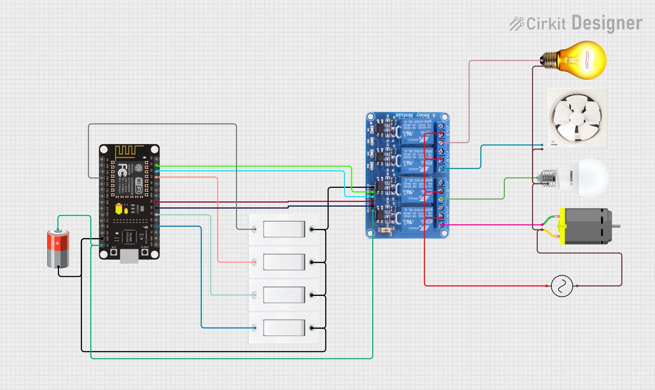 Image of SEM_: A project utilizing 12v 4 Pin Common Vehicle Relay in a practical application