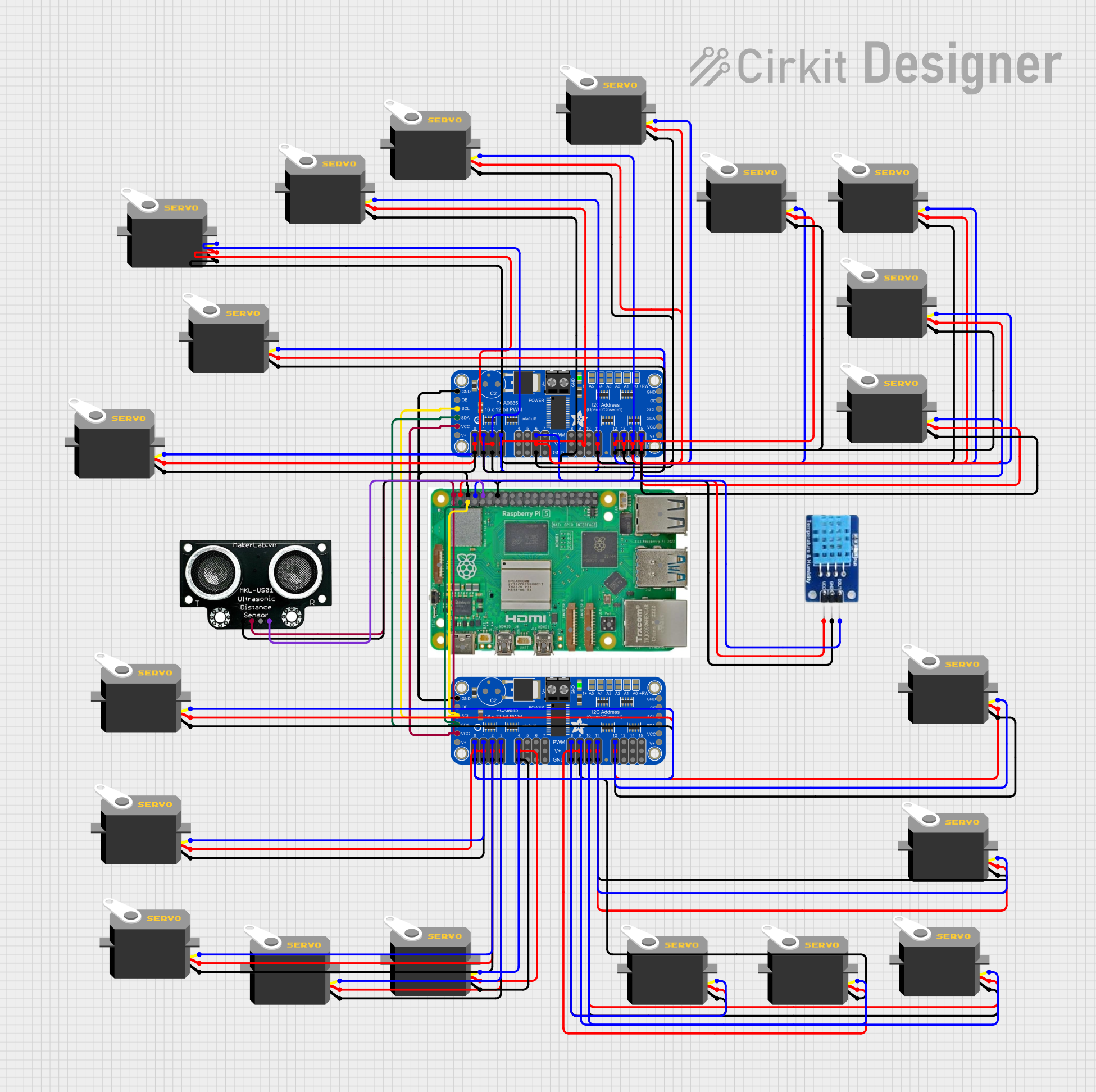 Raspberry Pi 5-Controlled Multi-Servo System with Environmental Sensing ...