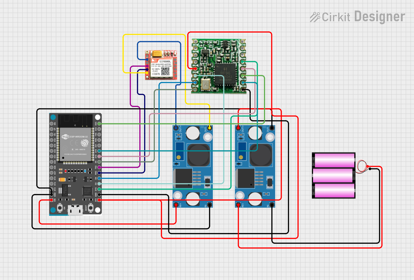 Image of modul gateway: A project utilizing rfm95 in a practical application