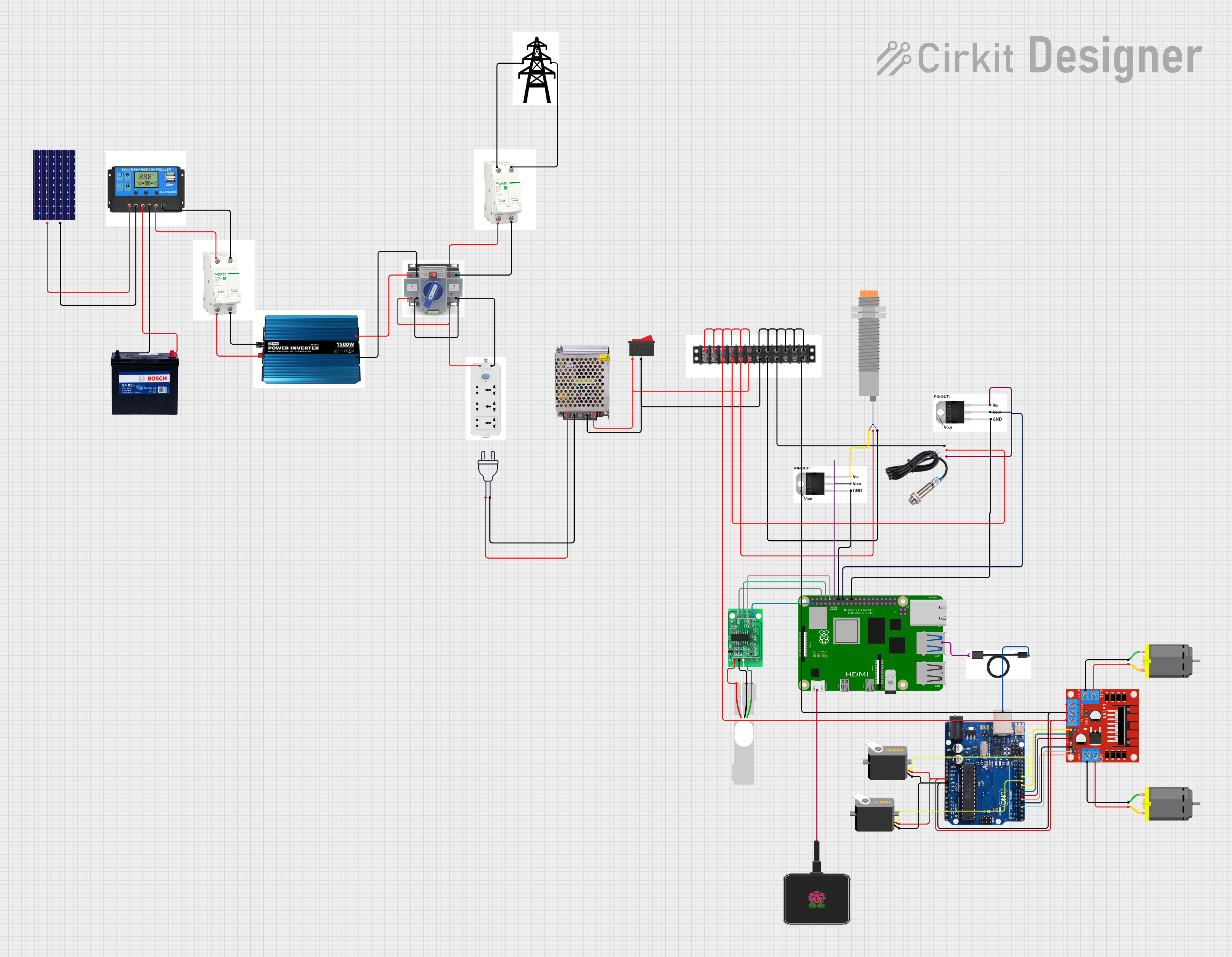 Image of Pictorial Schema 4th yr: A project utilizing HX711 - Bridge Sensor Interface in a practical application