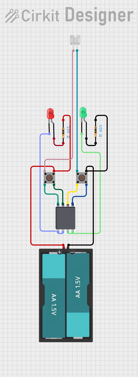 Image of polarity detector: A project utilizing MKE-M02 Push Button Tact Switch Module in a practical application