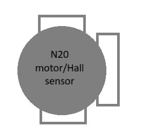 Image of N20 motor/Hall sensor