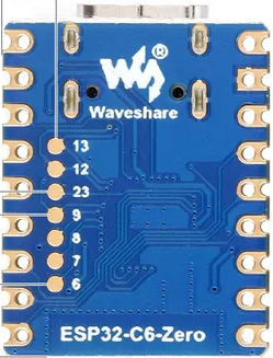 Image of ESP32-C6 Zero (BACKVIEW)