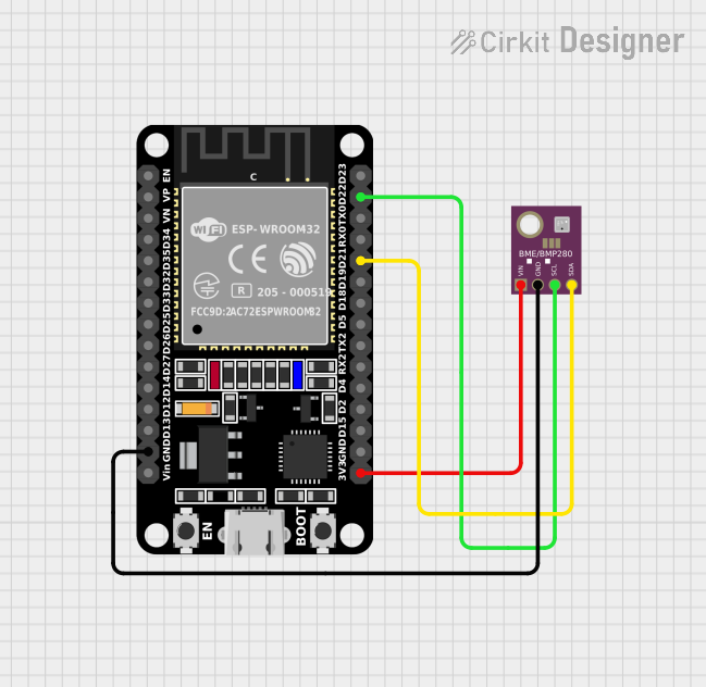 Image of BME280_ESP32: A project utilizing AHT20+BMP280 in a practical application