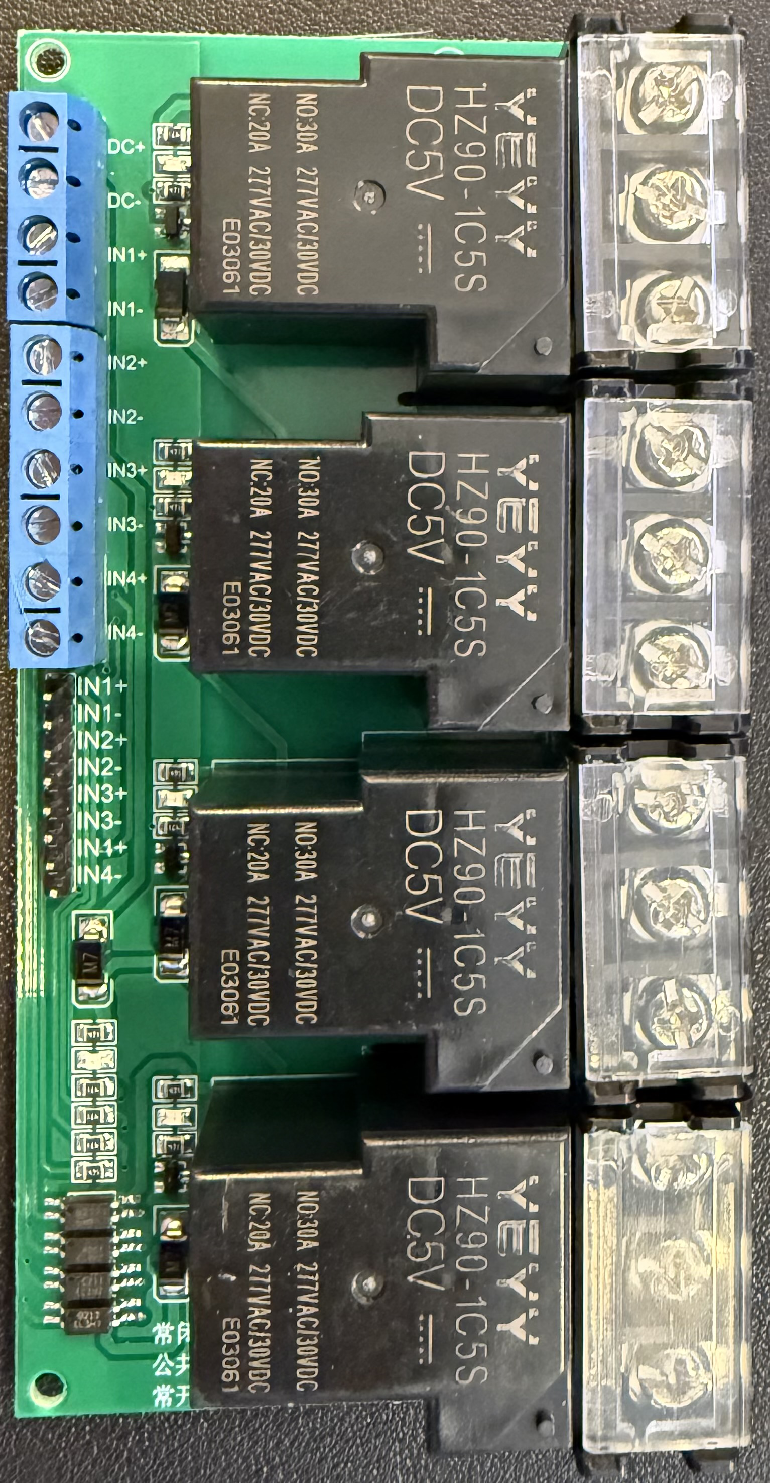 Image of 4 Channel 30a 5V Relay