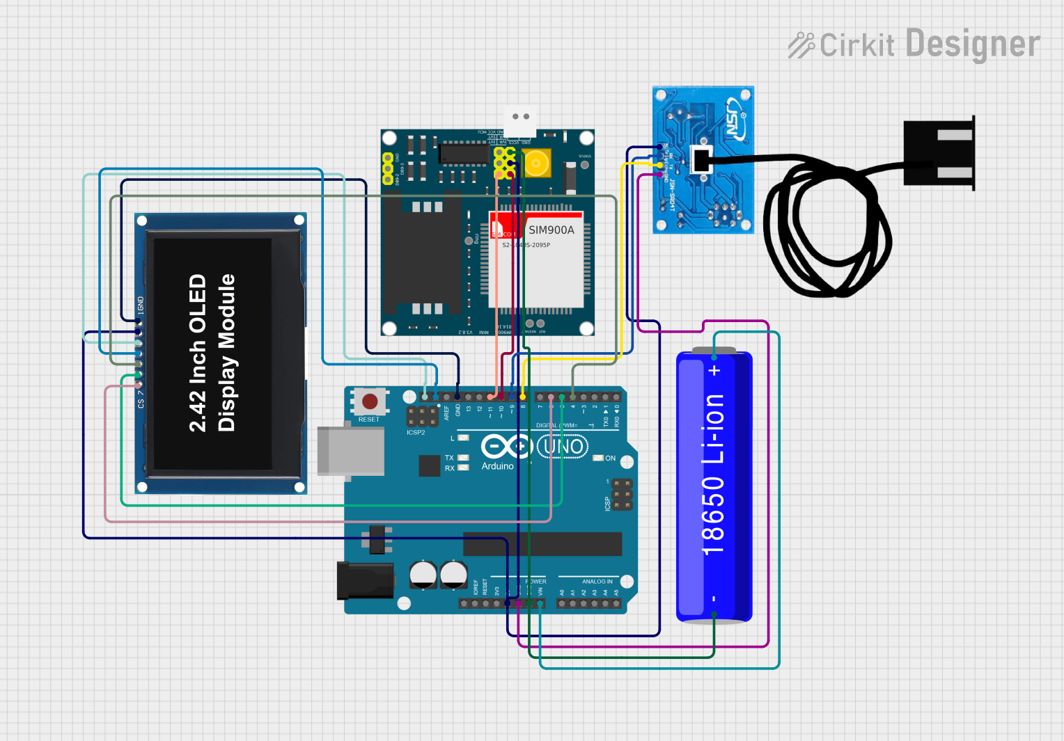 Image of SENSOR: A project utilizing JSN-SR04T Ultrasonic Sensor in a practical application