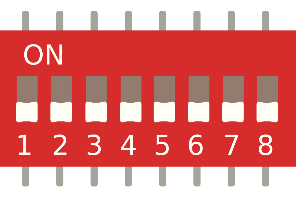 Image of DIP Switch (8 Position)