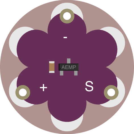 Image of SparkFun LilyPad Temperature Sensor (MCP9700)