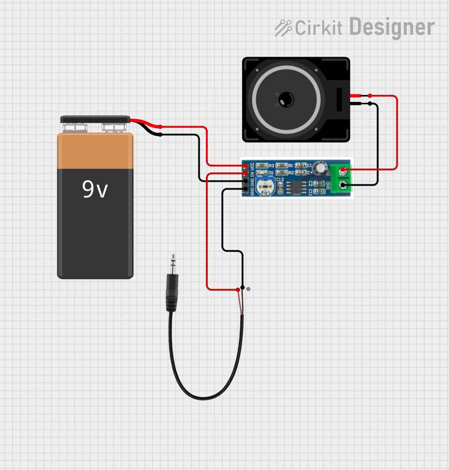 Image of DIY Speaker: A project utilizing LM358 Op-Amp in a practical application