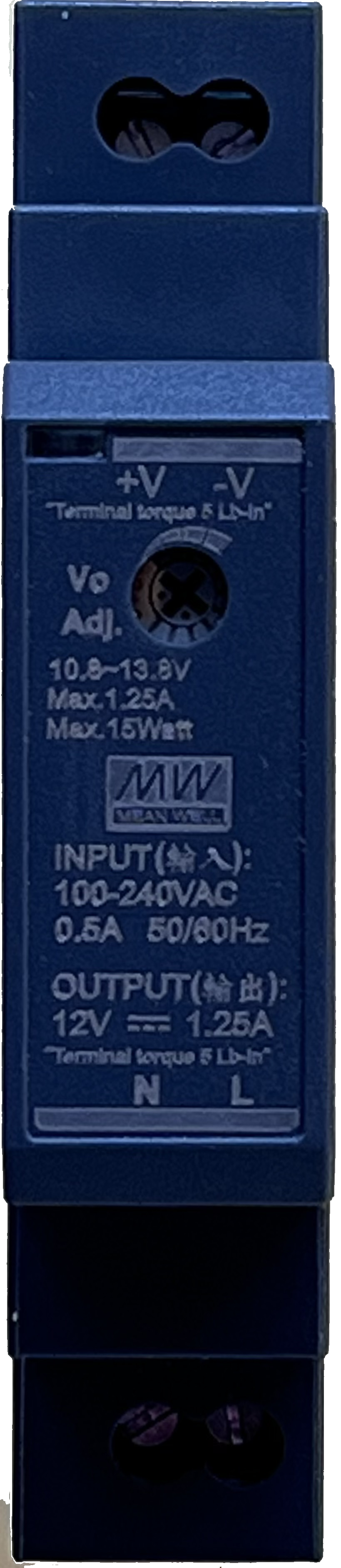 Image of MeanWell HDR-15-12