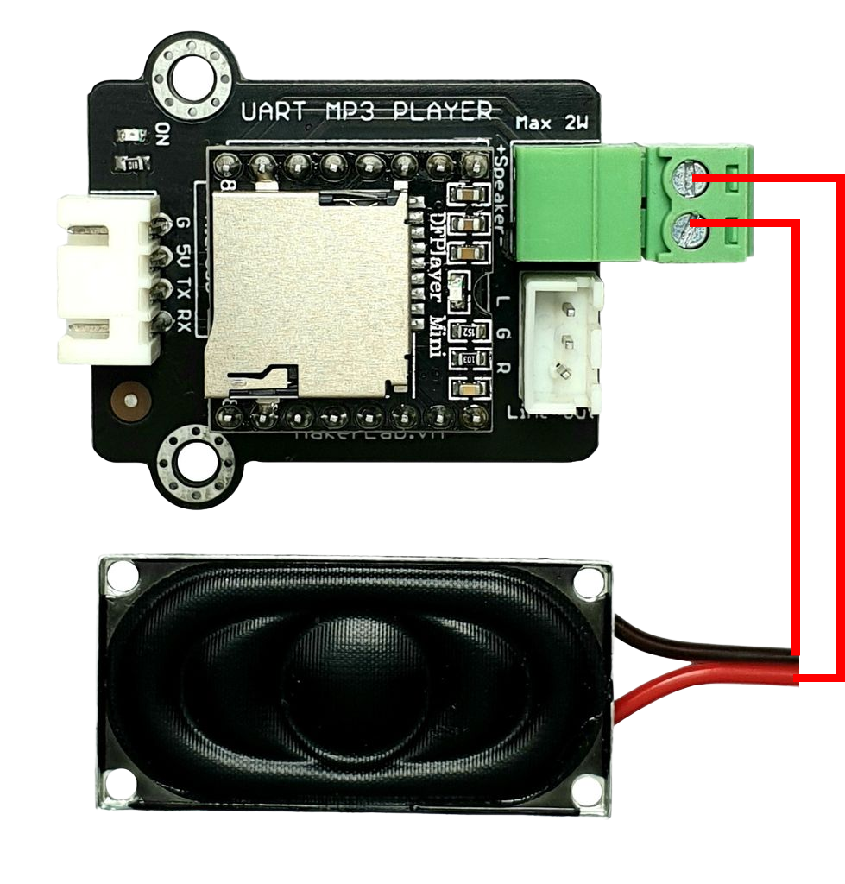 Image of MKE-M11 UART Control MP3 Player Module