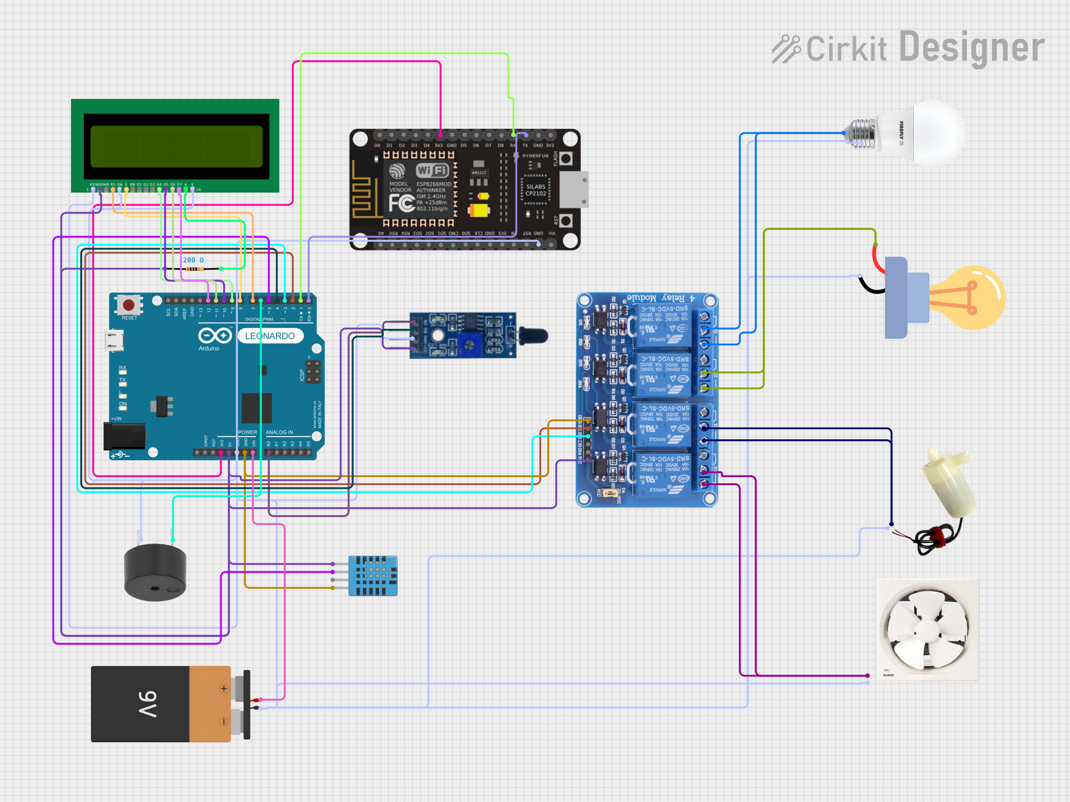 Image of WI-FI based Homeautomation: A project utilizing Arduino Esplora (Rev4) in a practical application