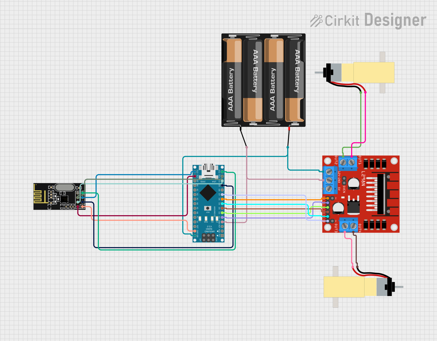 Image of P.T.S RC CAR , CAR: A project utilizing VEX 2 Wire Motor in a practical application