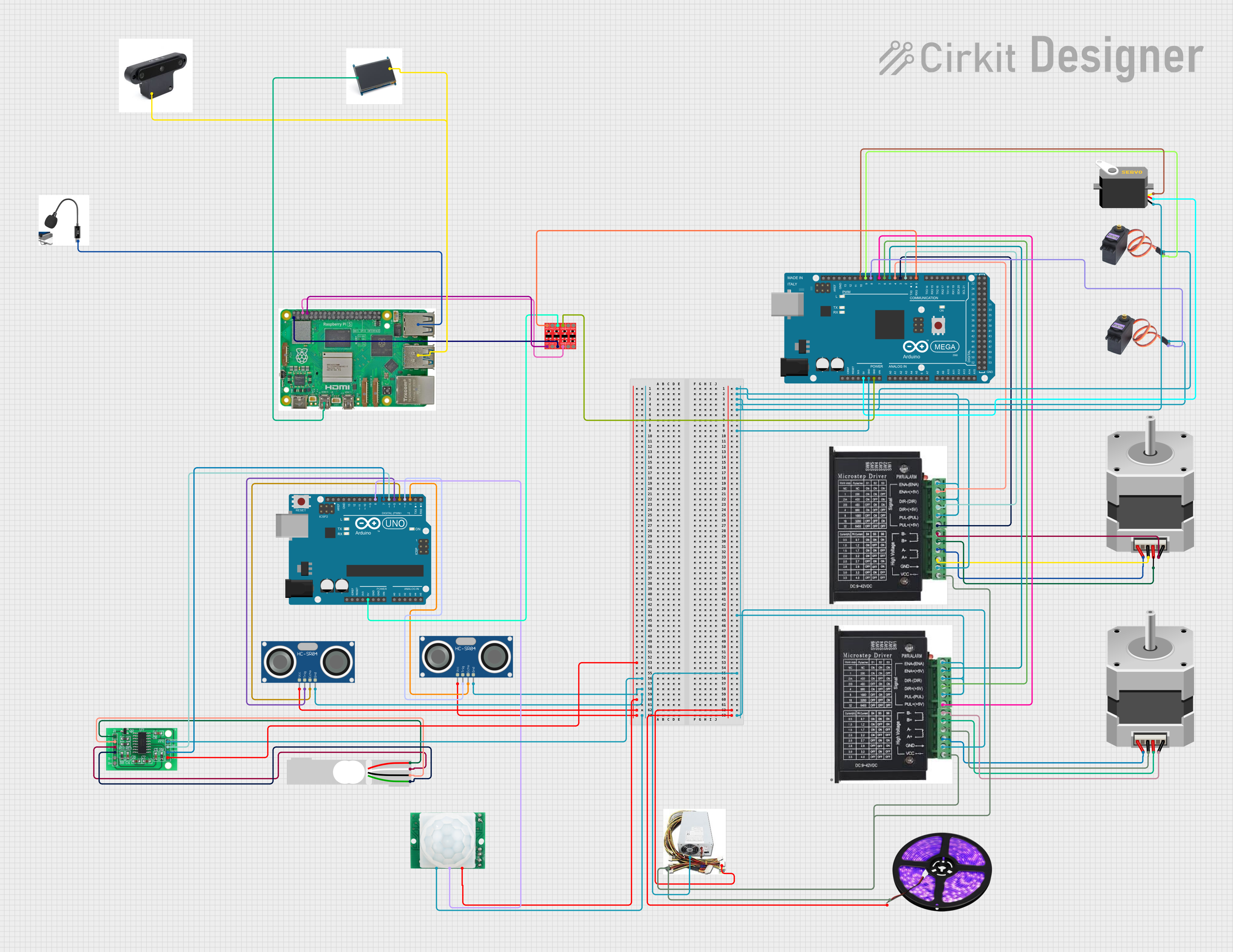 Image of GP2: A project utilizing Arduino Mega 2560 in a practical application