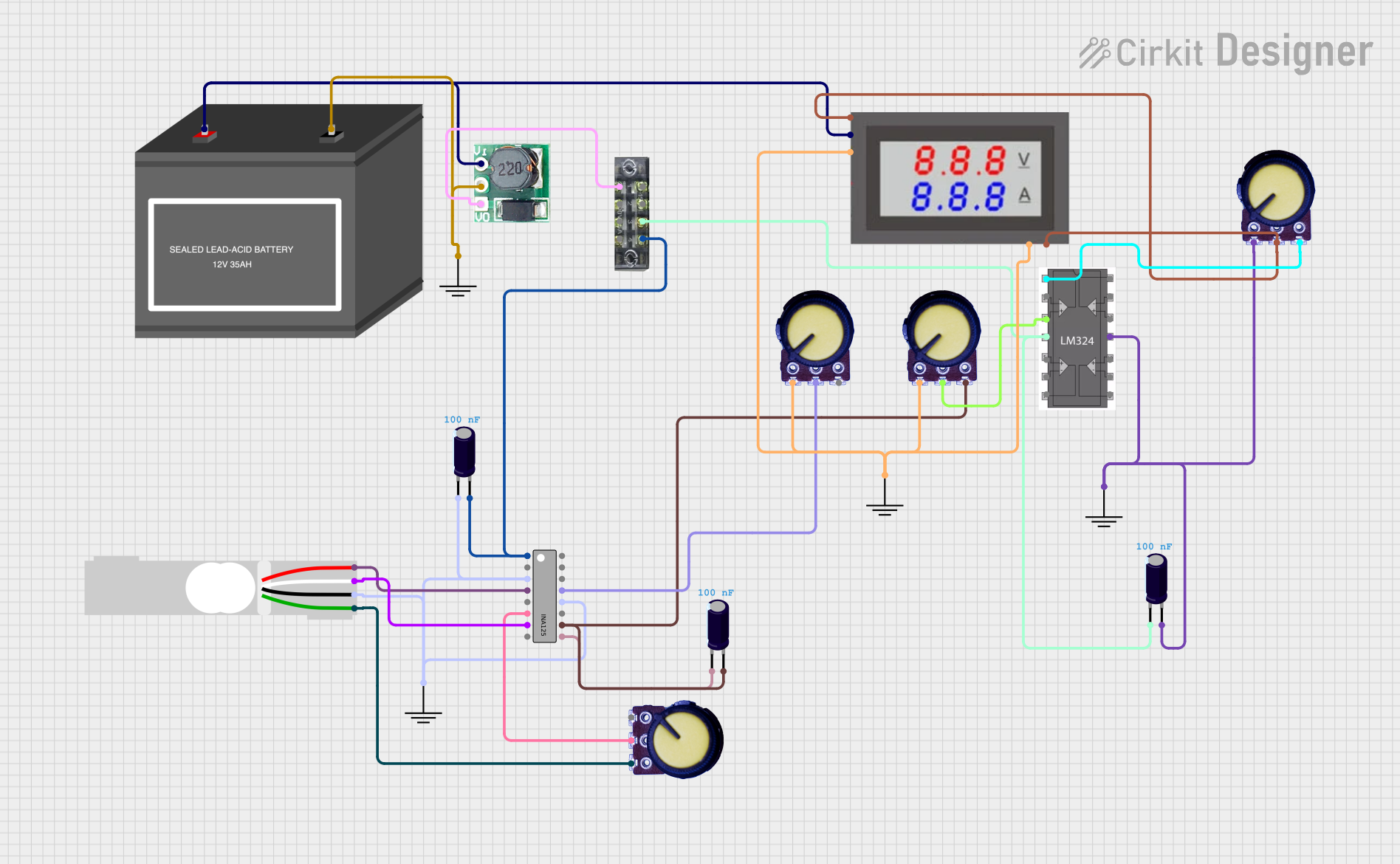 Image of Test: A project utilizing INA125 in a practical application