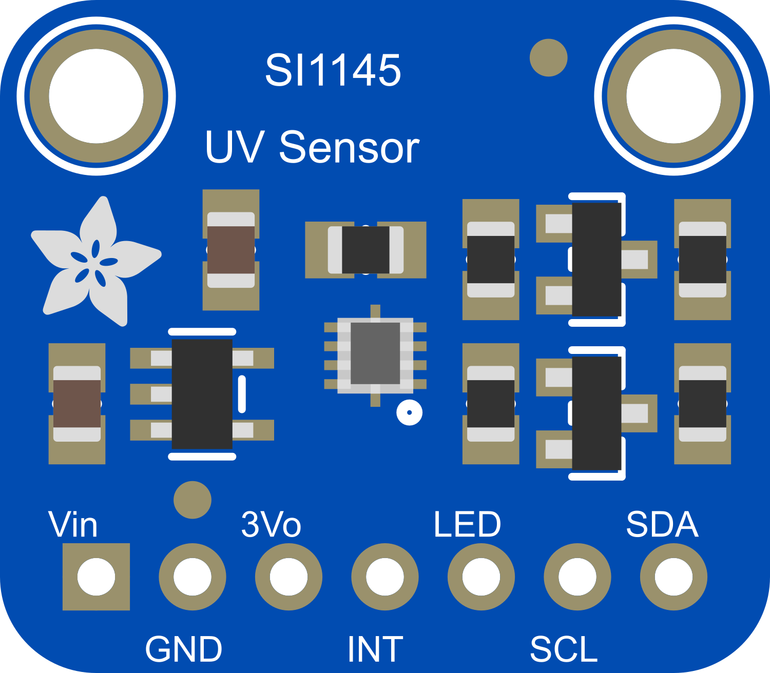 Image of Adafruit SI1145 Digital UV Index + IR + Visible Light Sensor