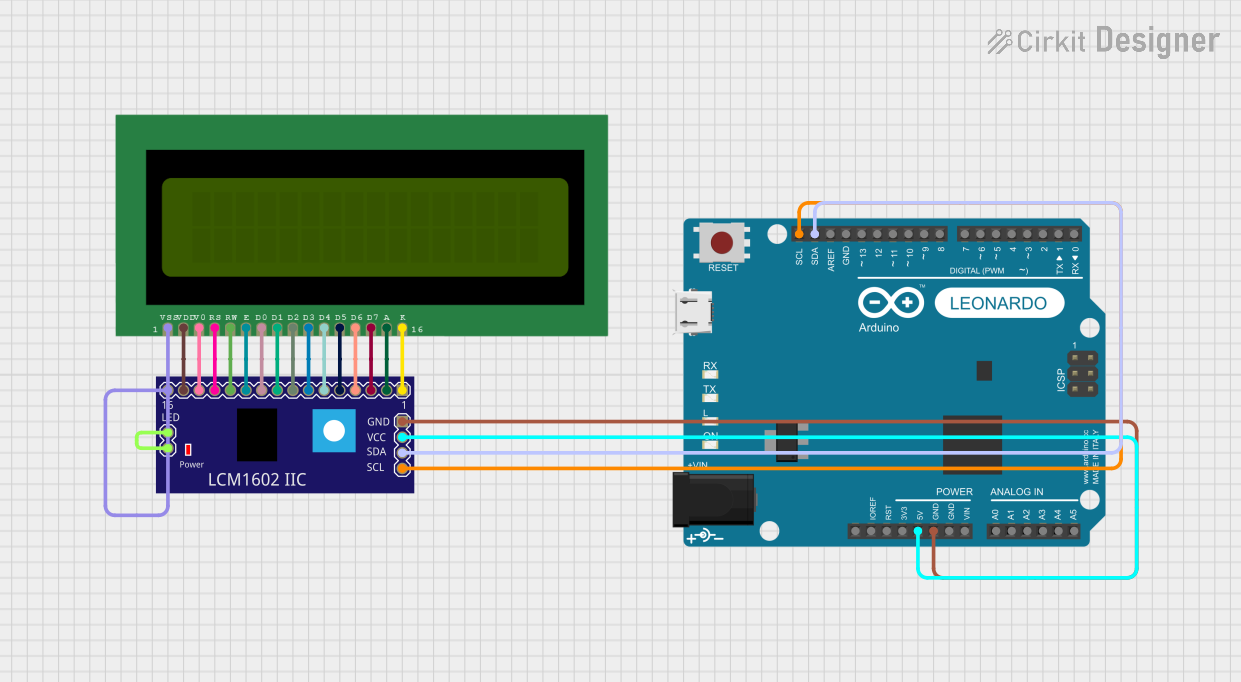 Image of ert: A project utilizing LCD Display 16x4 I2C in a practical application