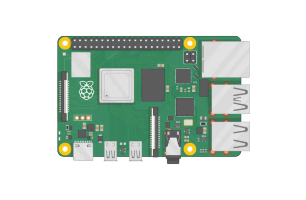 Image of Raspberry pi 4 b