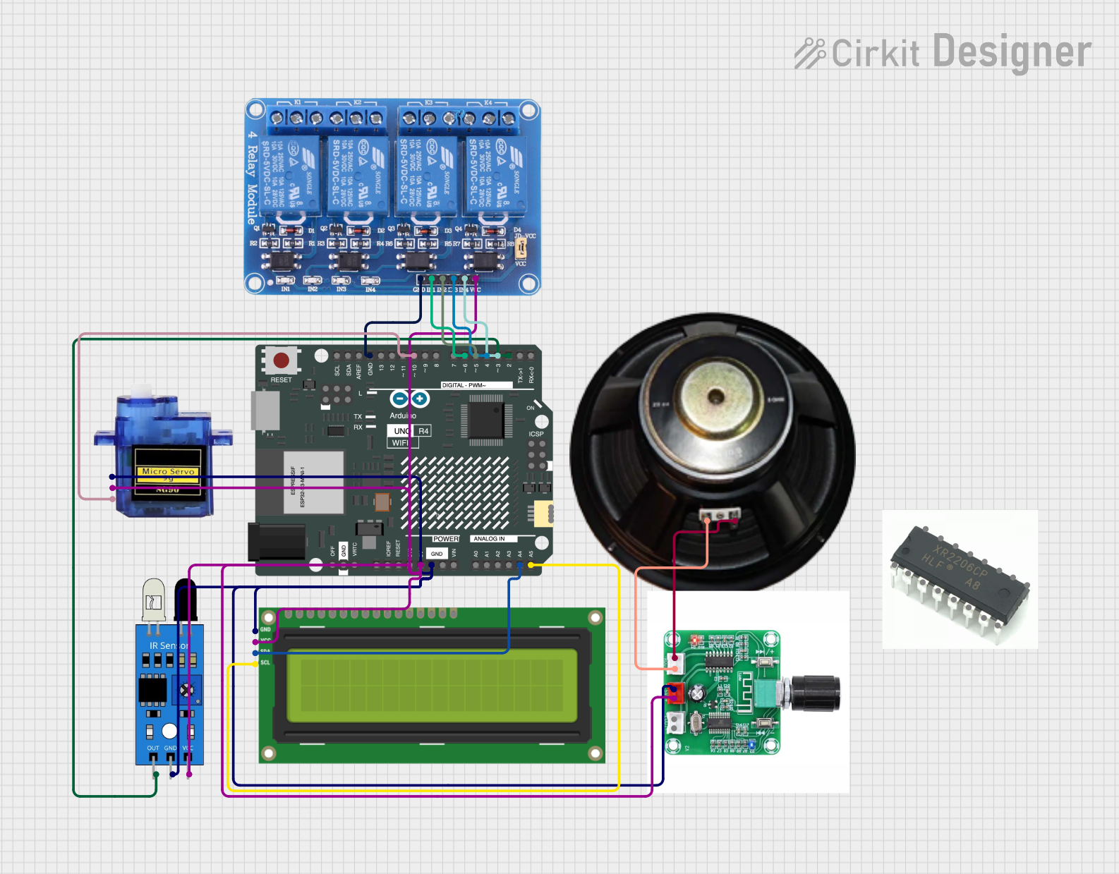 Adafruit Stereo 2.8W klasse D audioversterker - I2C Control AGC