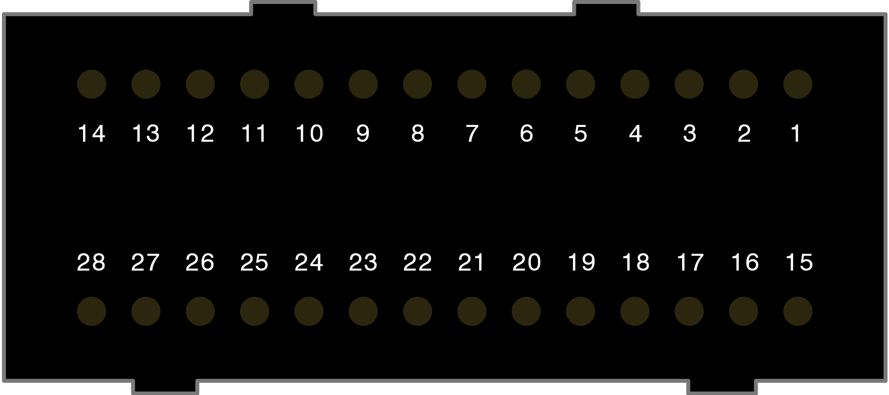 Image of 28 PIN Connector