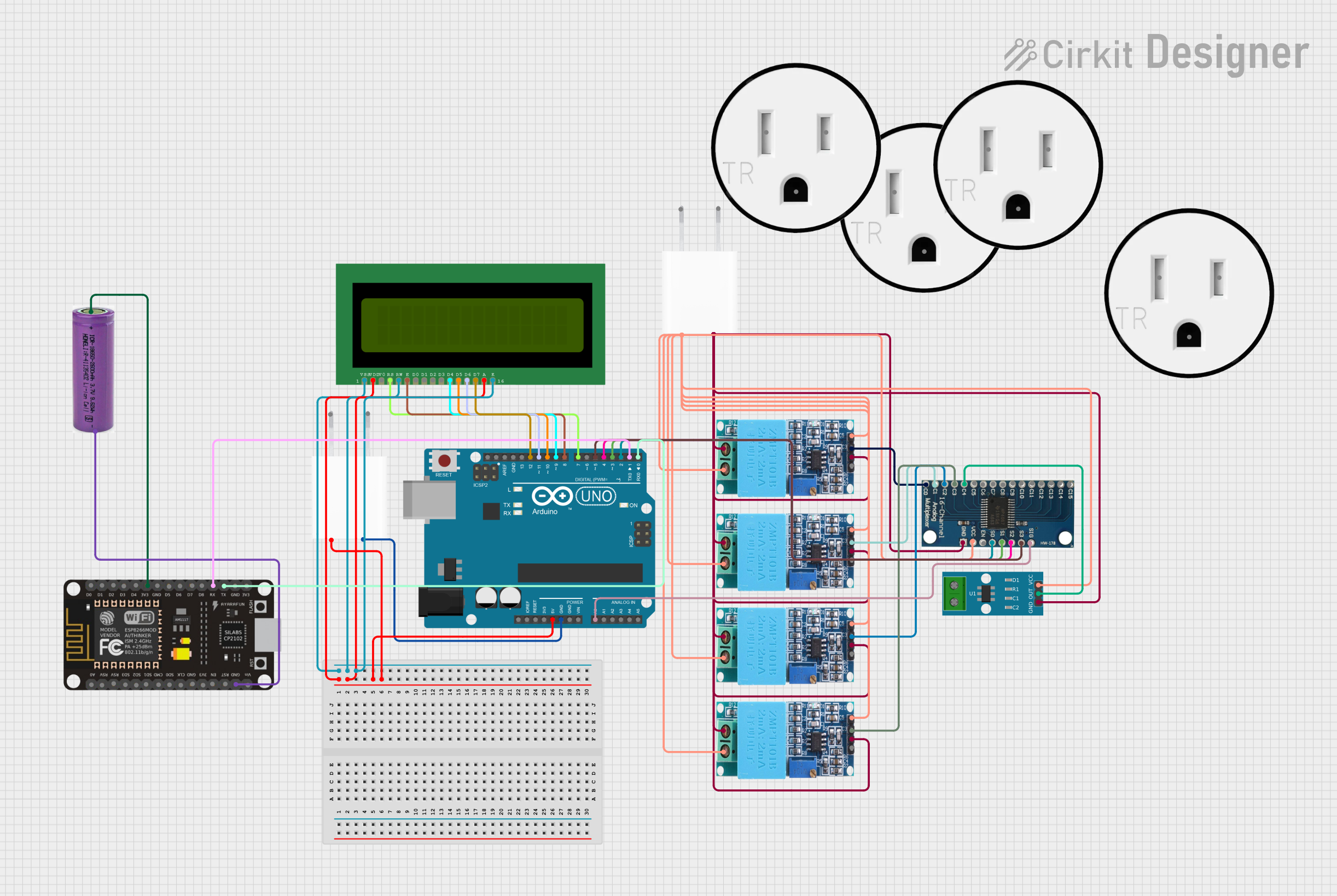 Image of Spup monitoring system: A project utilizing Adafruit INA237 85V 10A 16-bit DC Current Voltage Power Monitor in a practical application