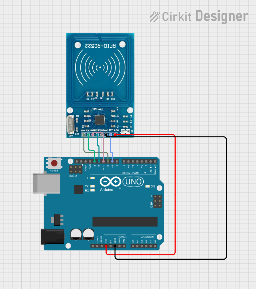 Image of Voltage&Current: A project utilizing RFID RC522 in a practical application