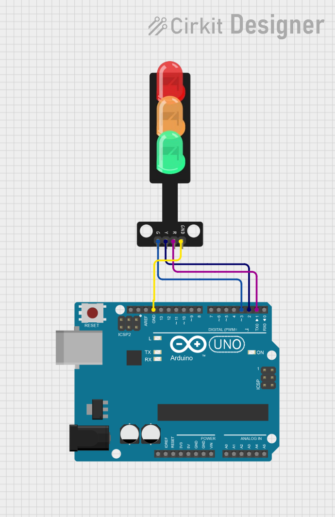 Image of traffic light led: A project utilizing Traffic Light in a practical application