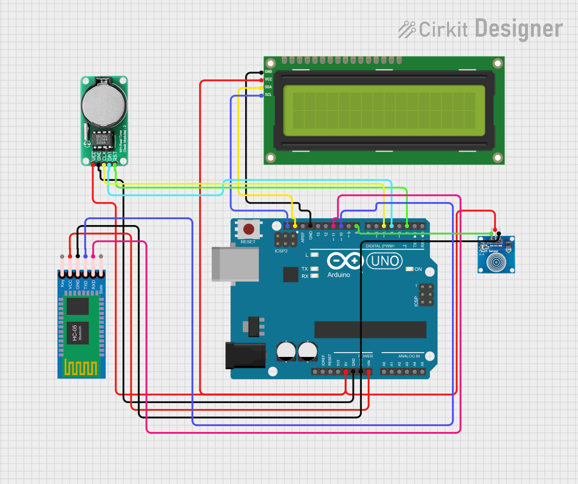 Image of smart diary: A project utilizing DS1302 in a practical application