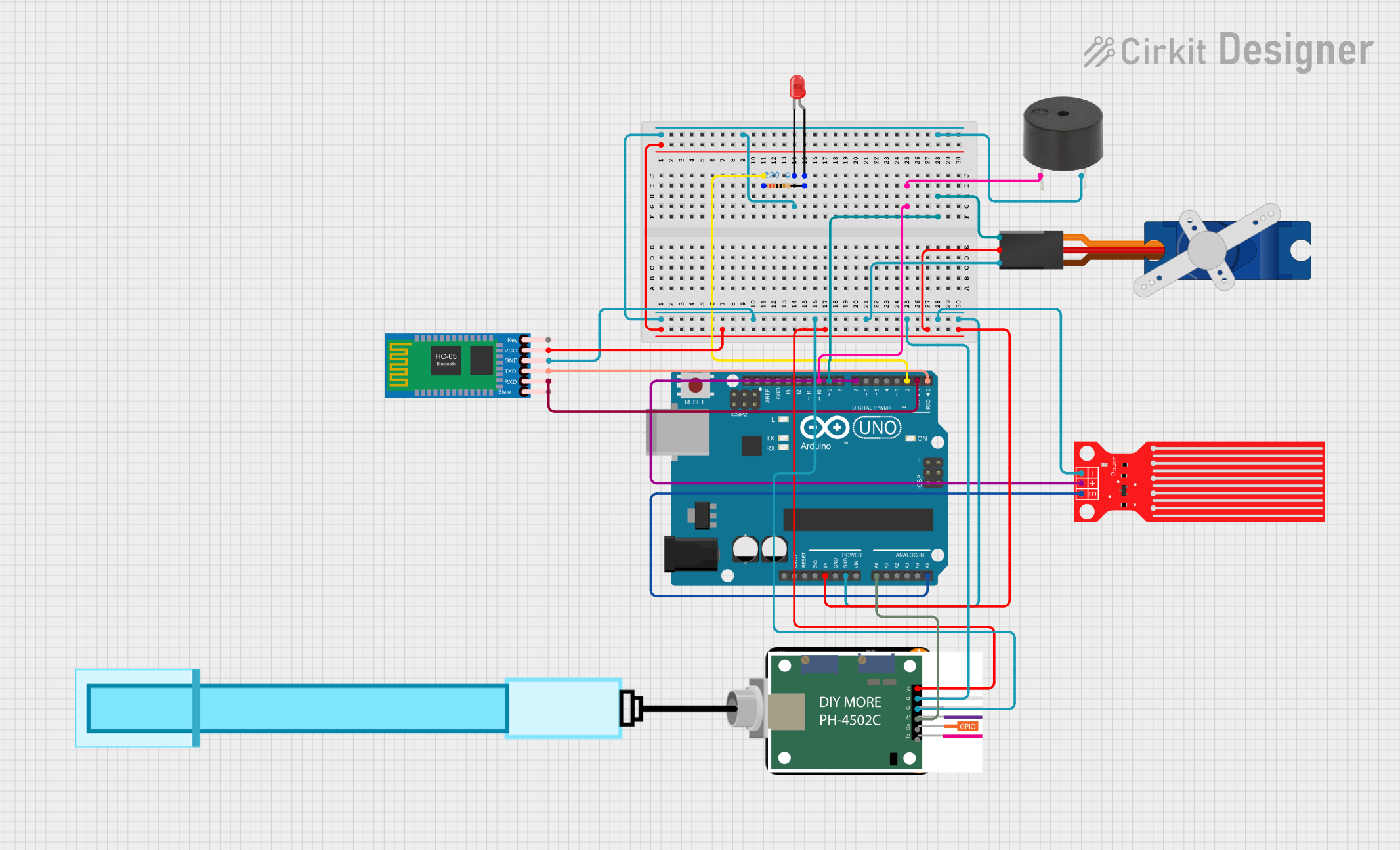 Arduino UNO-Based Flood Alert System with Bluetooth Connectivity and pH ...