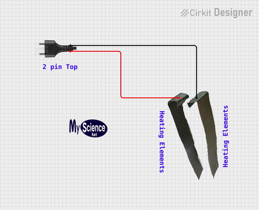 Image of Simple Water Heater: A project utilizing Power Plug with ground in a practical application