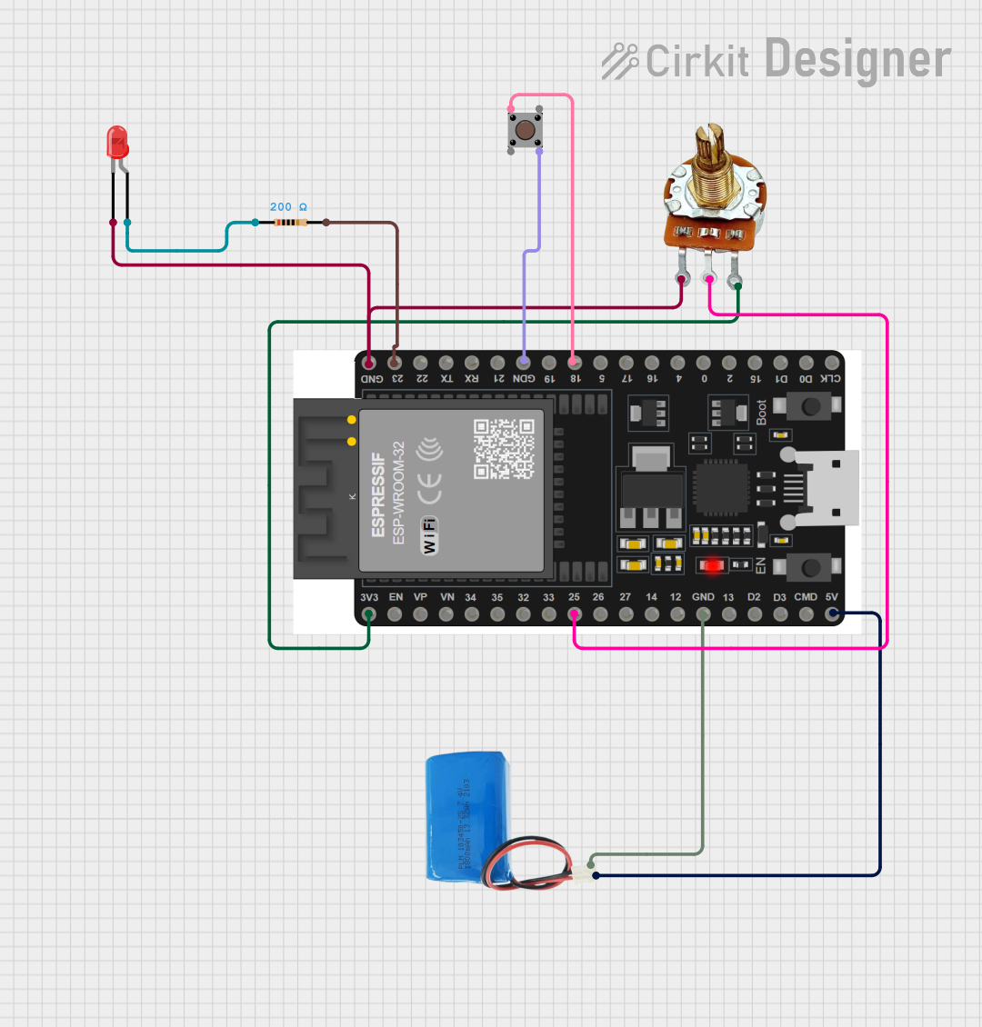 Image of bluetooth remote: A project utilizing ESP32 CH340 in a practical application