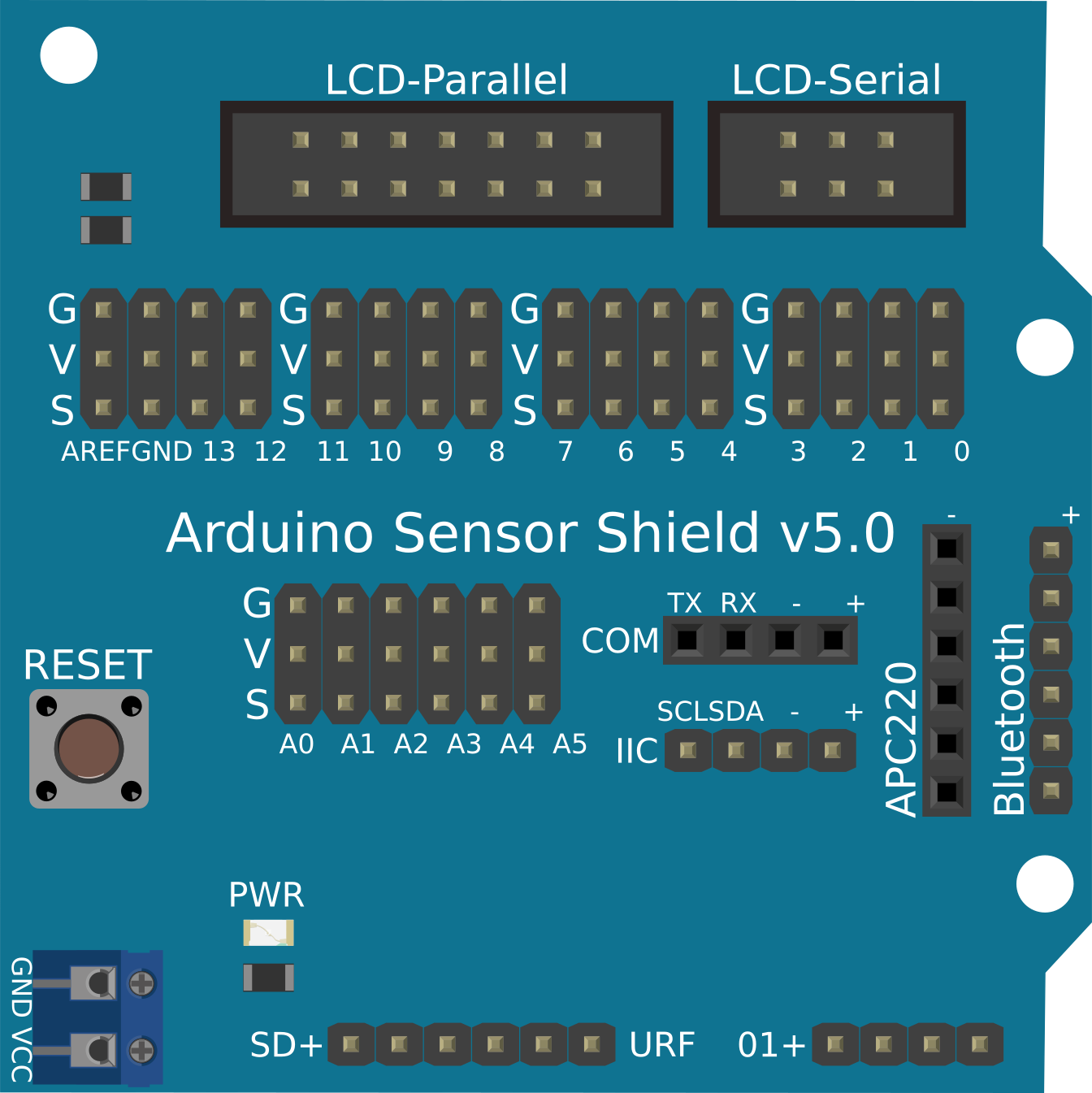 Image of Arduino Sensor Shield