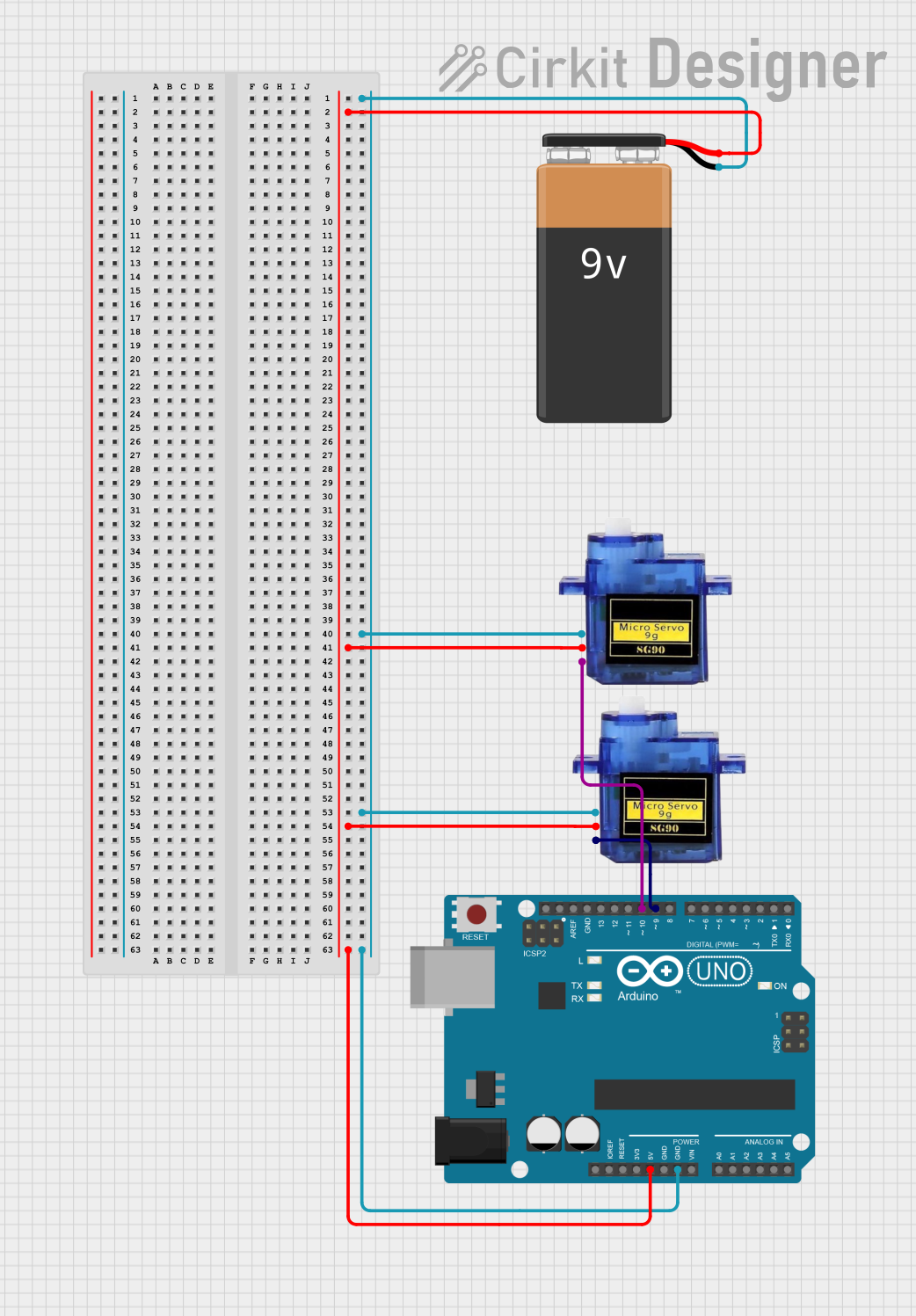 Image of schranken fur crossing: A project utilizing Servo Motor 9G in a practical application