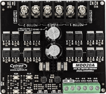 Image of PN00218-CYT19 Cytron Dual Channel 20A DC Motor Driver MDD20A