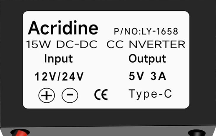 Image of 12v to 5v 3a USB C Buck Converter