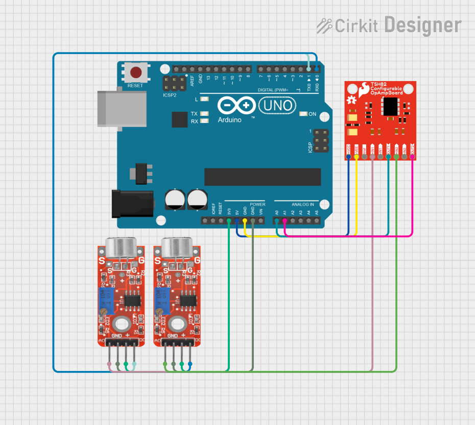 Image of Adaptive Noise Cancellation: A project utilizing Sparkfun Configurable OpAmp Board - TSH82 in a practical application